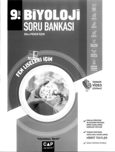 BİYOLOJİ SORU BANKASI FEN LİSELERİ İÇİN SegaCopy Fotokopi Merkezi