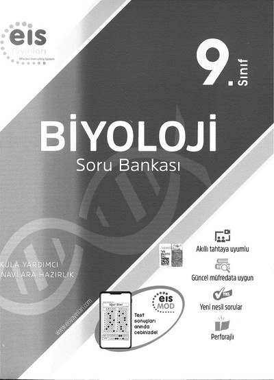 BİYOLOJİ SORU BANKASI SegaCopy Fotokopi Merkezi