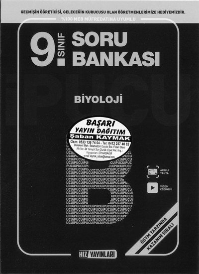 SORU BANKASI BİYOLOJİ SegaCopy Fotokopi Merkezi