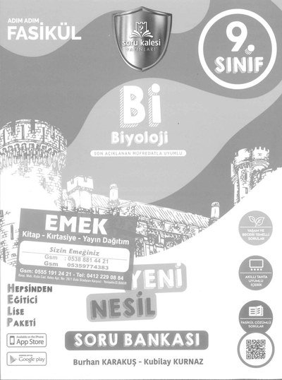 Bİ BİYOLOJİ YENİ NESİL SORU BANKASI