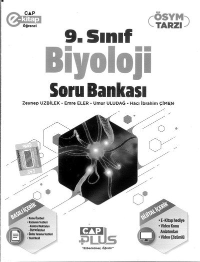 BİYOLOJİ SORU BANKASI ÖSYM TARZI