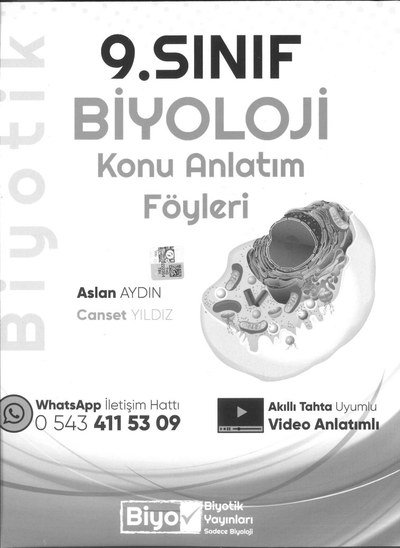 BİYOLOJİ KONU ANLATIM FÖYLERİ SegaCopy Fotokopi Merkezi