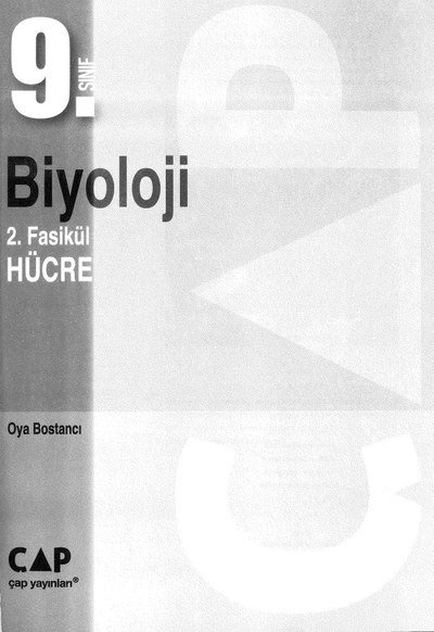 BİYOLOJİ 2. FASİKÜL HÜCRE YAPISI