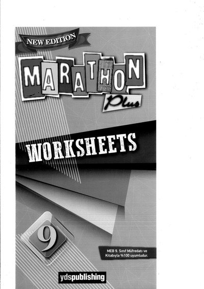 NEW EDITION MARATHON WORK SHEETS