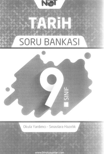 TARİH SORU BANKASI OKULA YARDIMCI SINAVLARA HAZIRLIK SegaCopy Fotokopi Merkezi