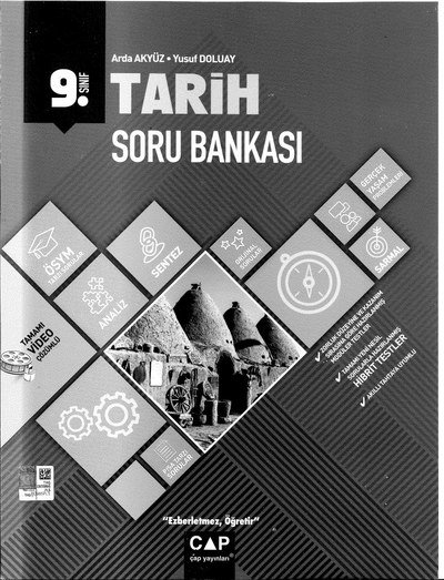 TARİH SORU BANKASI EZBERLETMEZ ÖĞRETİR SegaCopy Fotokopi Merkezi