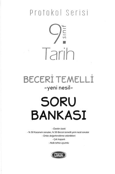TARİH BECERİ TEMELLİ YENİ NESİL SORU BANKASI SegaCopy Fotokopi Merkezi