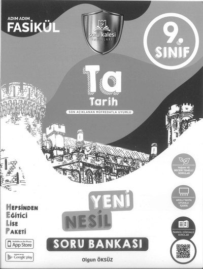 TARİH SON AÇIKLANAN MÜFREDATLA UYUMLU YENİ NESİL SORU BANKASI SegaCopy Fotokopi Merkezi