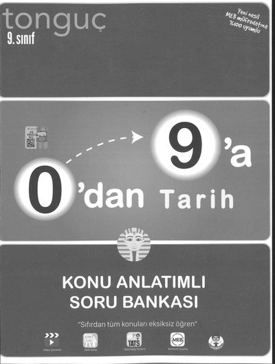 0'DAN 9'A TARİH KONU ANLATIMLI SORU BANKASI SegaCopy Fotokopi Merkezi