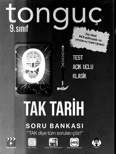 TAK TARİH SORU BANKASI TEST AÇIK UÇLU KLASİK SegaCopy Fotokopi Merkezi