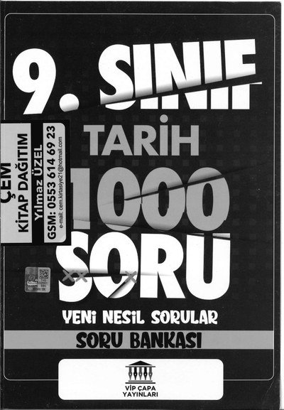 TARİH 1000 SORU YENİ NESİL SORULAR SORU BANKASI