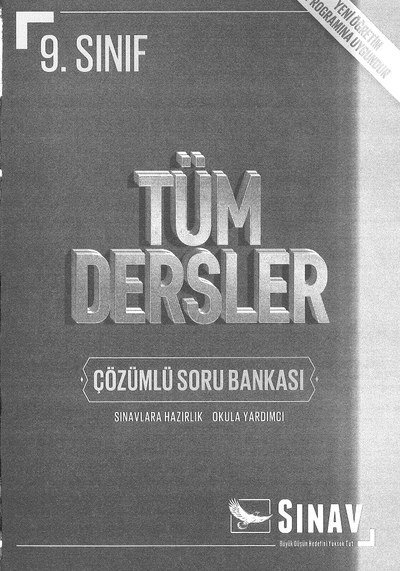 TÜM DERSLER ÇÖZÜMLÜ SORU BANKASI SegaCopy Fotokopi Merkezi