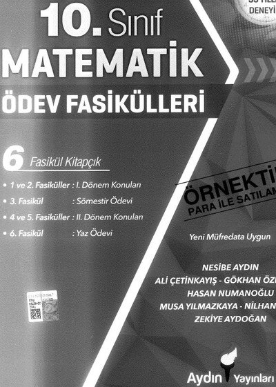 MATEMATİK ÖDEV FASİKÜLLERİ 6 FASİKÜL KİTAPÇIK SegaCopy Fotokopi Merkezi