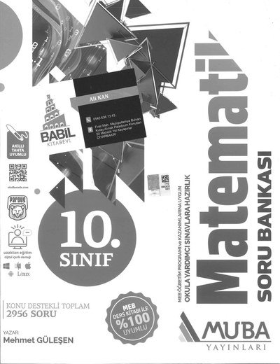 MATEMATİK SORU BANKASI 2956 SORU