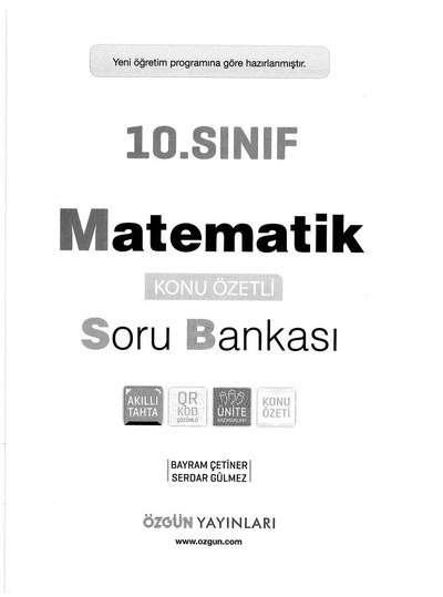 MATEMATİK KONU ÖZETLİ SORU BANKASI SegaCopy Fotokopi Merkezi