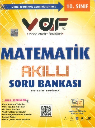 MATEMATİK AKILLI SORU BANKASI VAF SegaCopy Fotokopi Merkezi