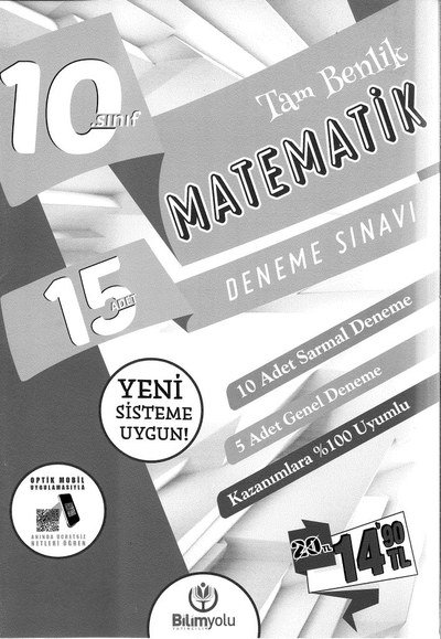 TAM BENLİK MATEMATİK DENEME SINAVI 15 ADET