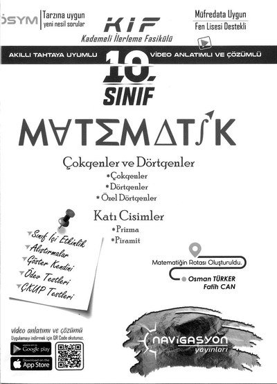 MATEMATİK ÇOKGENLER VE DÖRTGENLER KATI CİSİMLER SegaCopy Fotokopi Merkezi