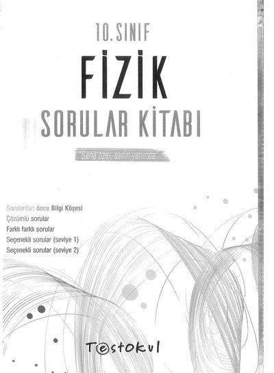 FİZİK SORULAR KİTABI SegaCopy Fotokopi Merkezi
