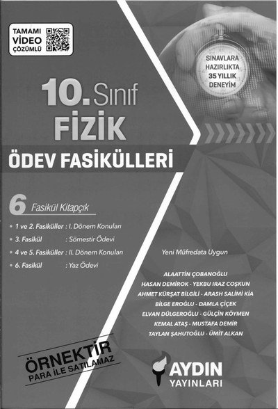 FİZİK ÖDEV FASİKÜLLERİ SegaCopy Fotokopi Merkezi