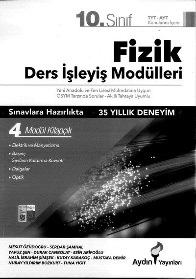 FİZİK DERS İŞLEYİŞ MODÜLLERİ 4 MODÜL KİTAPÇIK