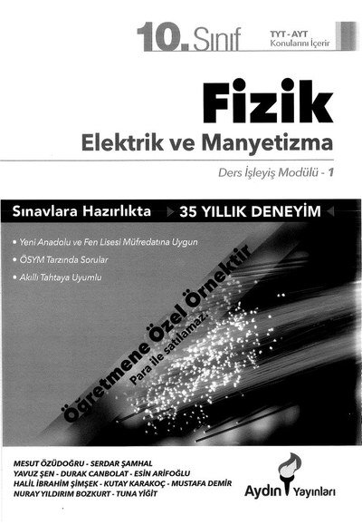 FİZİK ELEKTRİİK VE MANYETİZMA SegaCopy Fotokopi Merkezi