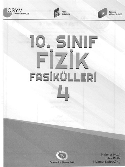 FİZİK FASİKÜLLERİ 4 SegaCopy Fotokopi Merkezi