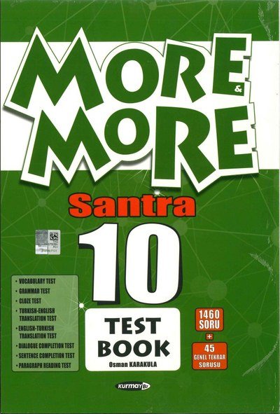 MORE MORE SANTRA 10 TEST BOOK SegaCopy Fotokopi Merkezi