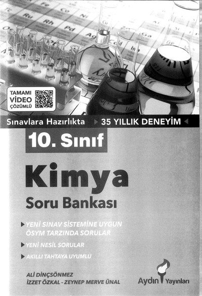 KİMYA SORU BANKASI SegaCopy Fotokopi Merkezi