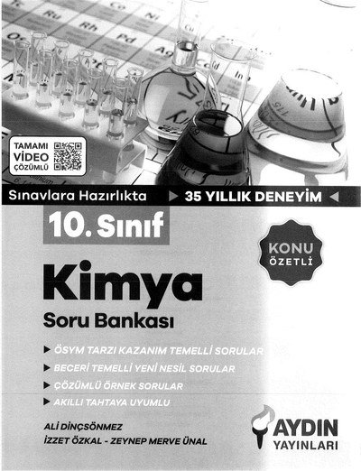 KİMYA SORU BANKASI SegaCopy Fotokopi Merkezi