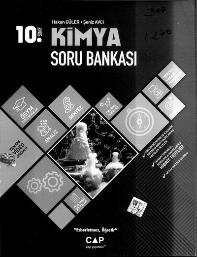 KİMYA SORU BANKASI SegaCopy Fotokopi Merkezi