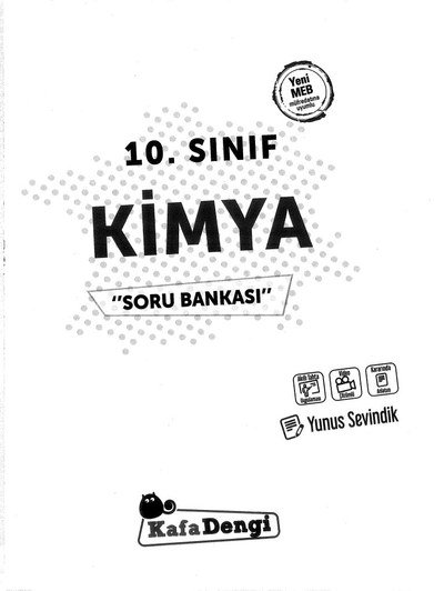 KİMYA SORU BANKASI