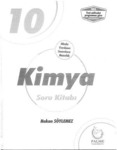 KİMYA SORU KİTABI SegaCopy Fotokopi Merkezi