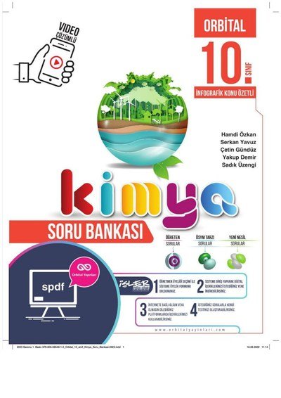 KİMYA SORU BANKASI
