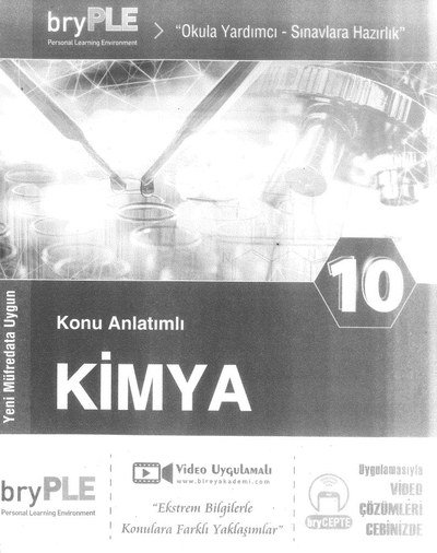 KONU ANLATIMLI KİMYA SegaCopy Fotokopi Merkezi