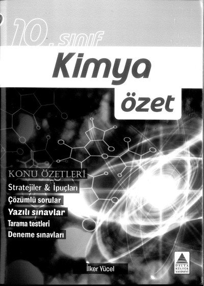 KİMYA ÖZET KONU ÖZETLİ SegaCopy Fotokopi Merkezi