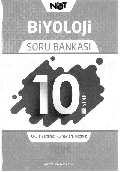 BİYOLOJİ SORU BANKASI SegaCopy Fotokopi Merkezi
