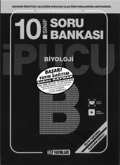 BİYOLOJİ SORU BANKASI SegaCopy Fotokopi Merkezi