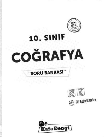 COĞRAFYA SORU BANKASI SegaCopy Fotokopi Merkezi