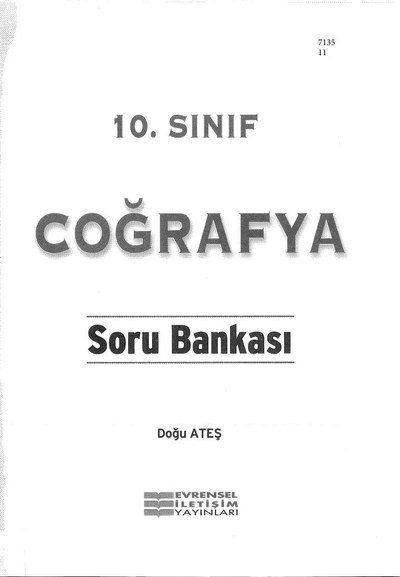 COĞRAFYA SORU BANKASI SegaCopy Fotokopi Merkezi