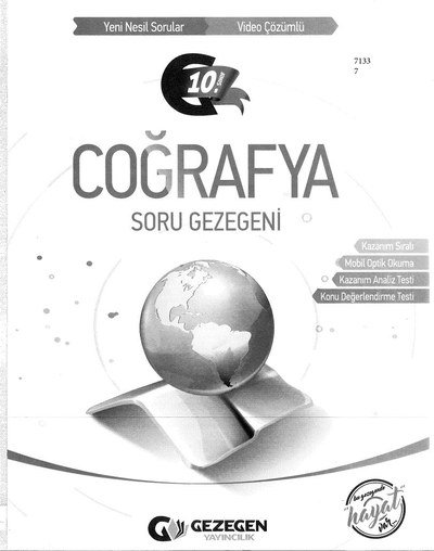 COĞRAFYA SORU GEZEGENİ SegaCopy Fotokopi Merkezi