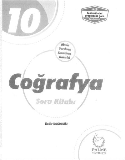 COĞRAFYA SORU KİTABI SegaCopy Fotokopi Merkezi