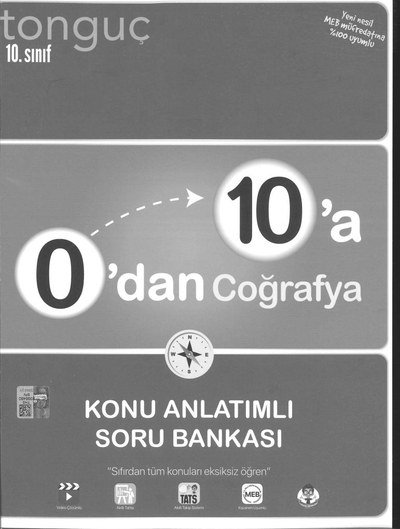 0'DAN 10'A COĞRAFYA KONU ANLATIMLI SORU BANKASI SegaCopy Fotokopi Merkezi