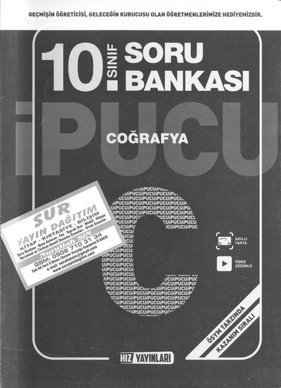 SORU BANKASI COĞRAFYA SegaCopy Fotokopi Merkezi