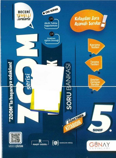 ZOOM SERİSİ MATEMATİK SORU BANKASI SegaCopy Fotokopi Merkezi