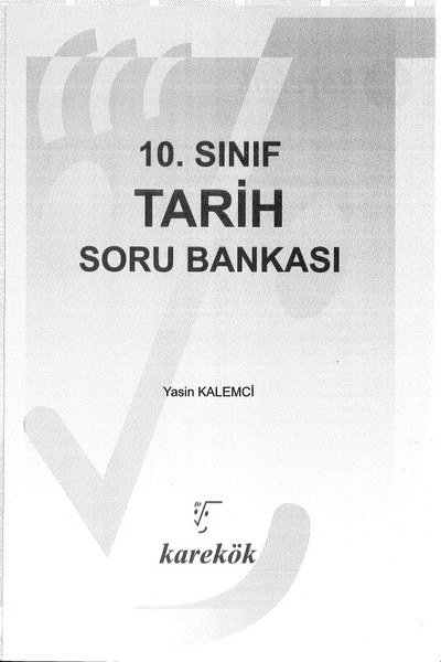 TARİH SORU BANKASI SegaCopy Fotokopi Merkezi