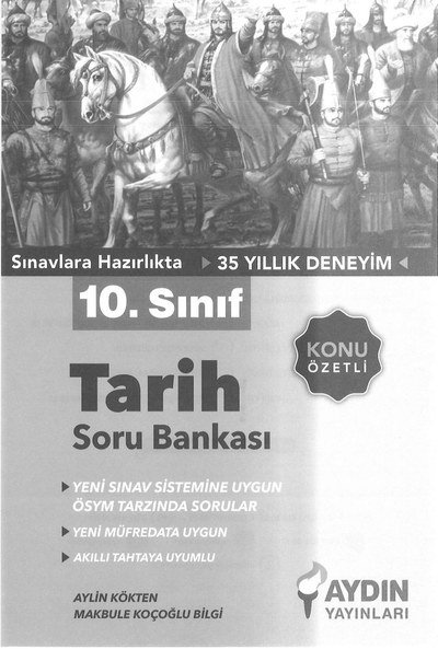 TARİH SORU BANKASI KONU ÖZETLİ