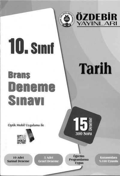 BRANŞ DENEME SINAVI TARİH 15 DENEME 300 SORU
