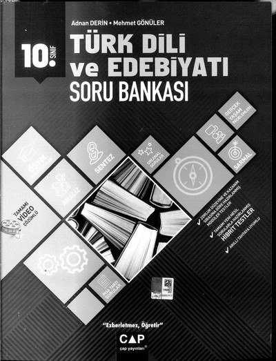 TÜRK DİLİ VE EDEBİYATI SORU BANKASI SegaCopy Fotokopi Merkezi