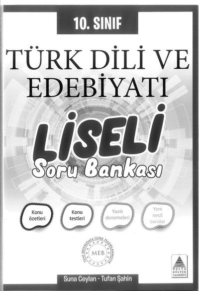 TÜRK DİLİ VE EDEBİYATI LİSELİ SORU BANKASI SegaCopy Fotokopi Merkezi